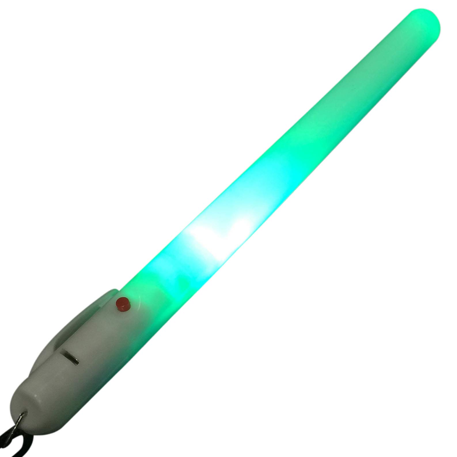 Glowtopia LED Premium 7" Glow Sticks - Flashing Multicoloured Glowsticks Party Fitness (Wrist Length Lanyard, 1 Pack)