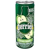 Perrier Sparkling Natural Mineral Water, Green Apple, 8.45 Ounce (Pack of 30)