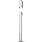 Supersmile New Generation 45&deg; Toothbrush, Clear, Soft Dupont&reg; Bristles | Patented 45&deg; Angled Manual Brush, Cleans Below Gumline, Ergonomic Handle, Veneer Safe, Replace Every 3 Months
