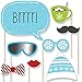 Big Dot of Happiness Winter Party - Photo Booth Props Kit 20 Count