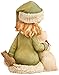 Enesco Heart of Christmas Elf with Kitty Figurine, 2.56-Inch