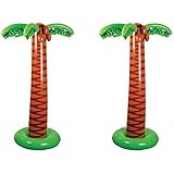 Rhode Island Novelty 66 Inch Inflatable Palm Trees, Set of Two