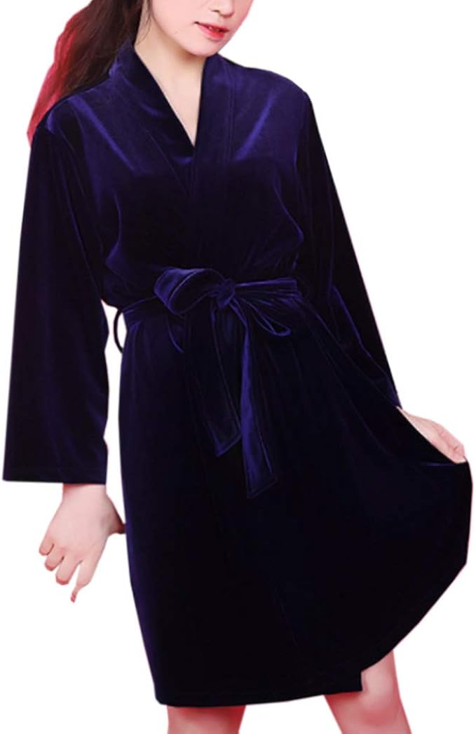 Ms. Bathrobe Super Soft And Comfortable Velvet Robe For Families