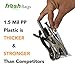 100 Clear Treat & Favor Bags | Twist Ties Included | Great For Cake Pops, Candy, Gifts, Wedding or Party Favors | Food Safe Plastic | Stronger Than Cellophane | 1.5 Mils Thickness | 4