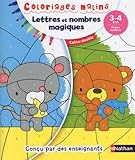 Coloriages malin duo Lettres et nombres magiques PS 3-4 ans (French Edition) by 