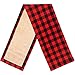 Senneny Buffalo Plaid Table Runner, Reversible Burlap & Cotton, Farmhouse Buffalo Check Table Runner for Christmas, Holiday, Birthday Party, Home Decoration