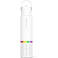 LITFLASK Smart Water Bottle with Premium Bluetooth Speaker, Portable Charger, LED Light, Stainless Steel, Mix & Match Colors, 20oz - Oprah's Favorite Things 2024