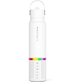 LitFlask Smart Water Bottle, Ultra Premium Bluetooth Speaker, Portable Charging, 20oz Stainless Steel. Oprah’s Favorite Things 2024