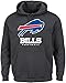 NFL Buffalo Bills Men's Our Team Long Sleeve Screen Print Hooded Fleece Pullover, XX-Large, Charcoal Heather