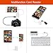 Lightning to USB Camera Adapter,YIKU 4 in 1 SD/TF Card Reader, Trail Game Camera Card Viewer Reader, Micro SD Card Reader USB 3.0 OTG Cable support iPhone X 8 7 6 Plus and iPad, Plug and Play