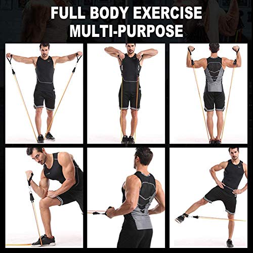 Resistance-Bands-Set-Exercise-Bands-Elastic-for-Fitness-Training-Yoga-Physical-Therapy-Home-Workouts-with-Handles-Door-Anchor-Ankle-Straps-Waterproof-Bags-Portable-Exercise-Equipment-for-MenWomen