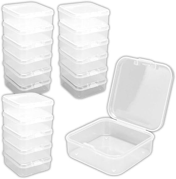 Amazon Empty Chair 小物用 収納ボックス 収納ケース 蓋付き 詰め替え容器 小分け ビーズ ネイルパーツ アクセサリー