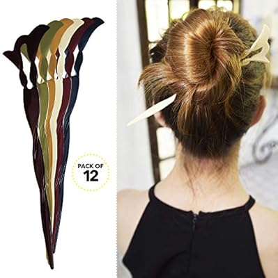 Rc Roche Ornament Womens Fashion Hair Sticks Spiral Plastic Twist