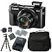 Canon PowerShot G7 X Mark II: Digital Camera + 64GB 4K 1200X SDXC Card + Pro Case + 2X NB-13L + Canon CB-2LH + WS-DC12 Strap + Flexible Tripod + AOM Microfiber Cleaning Cloth: International Version primary
