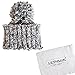 LETHMIK Women's Slouchy Beanie Hat Pom Pom Basic Color Knit Skully Beanie Cap Gray