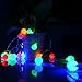 Greleaves Indoor Outdoor Solar Powered String Lights 8 Mode 19.7 Feet 30 LED Globe Ball Lights for Garden, Wedding, Patio, Deck, Front Porch, Bedding and Living Room and Xmas Decoration
