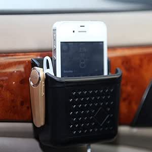 Caja de Almacenamiento para Coche, Soporte para teléfono móvil
