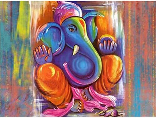 hand-painted Abstract oil painting ganesha paintings oil painting wall art wall decoration canvas art room decor Home Decoration