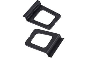 Wulankd 30 Pack Window Screen Pull Tab, Window Screen Lift Plate Replacement Part Flat Spline Groove Pull Plate Clamp, Black