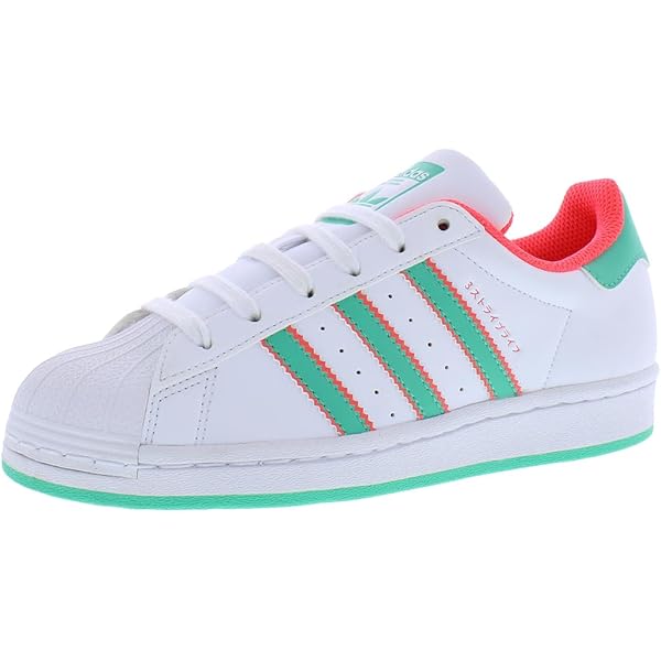 Amazon.com | adidas Superstar GS Girls Shoes Size 4, Color: White/Iridescent | Road Running Amazon.com | adidas Superstar GS Girls Shoes Size 4, Color: White/Iridescent | Road Running