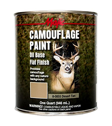 Majic Paints 8-0855-2 Camouflage Paint, 1-Quart, Desert Tan