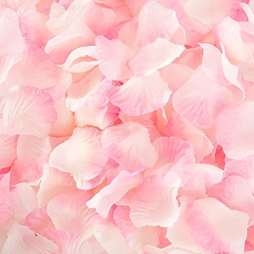 Windyus Silk Rose Petals , Artificial Rose Flower Petals For Wedding Party Favors Decoration And Vase Home Decor Wedding Girl Bridal Confetti Shower Hotel Valentine Day Decoration