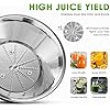 VEATON Juicer Electric Extractor Whole Fruit and Vegetable, Wide Mouth Centrifugal Juice Machine Dual Speed Settings and…