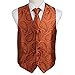 EGD2B.02 Marriage Paisley Microfiber Christmas Tuxedo Vest Necktie Set By Epoint