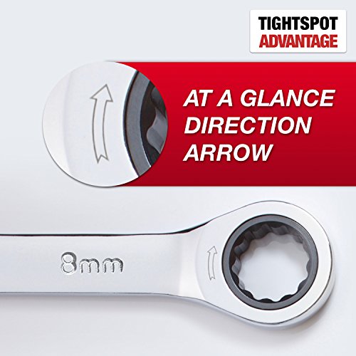 JAEGER 8 mm TIGHTSPOT Ratchet Wrench with 5 degree Movement and