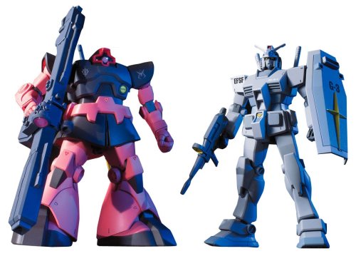 Bandai Hobby HGUC 1/144 RX-78-3 Gundam & Char's Rick-Dom Mobile Suit Gundam: MSV Model Kit