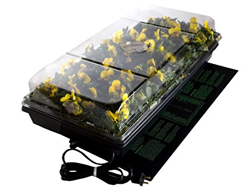 BloomGrow 20”x10” 20”x20” 48”x20” Seed Starter Pad Germination Propagation Clone Seedling Heat Mat (20”x20”)