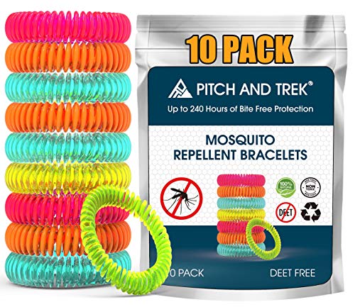 Mosquito Repellent Bracelet for Kids, Adults & Pets - 100% Natural Deet-Free - Non Toxic - Waterproof Safe Travel Anti Insect Bands - 10 Pack - Extreme USA Protection - Thumbnail 6