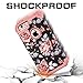 SKYLMW Case for iPhone 6 Plus, Case for iPhone 6s Plus, Three Layer Heavy Duty High Impact Resistant Hybrid Protective Cover Case for iPhone 6 Plus/6s Plus, Rose Flowers/Rose Gold