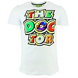 Valentino Rossi VR46 Moto GP The Doctor Logo White T-shirt Official 2017