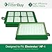 FilterBuy 2 Eureka Electrolux Sanitaire Compatible Washable HF1 (HF-1) HF12 (HF-12) HEPA Filters, Part # 60286A, Designed to fit Eureka Electrolux Sanitaire Canister Vacuum Cleaners.