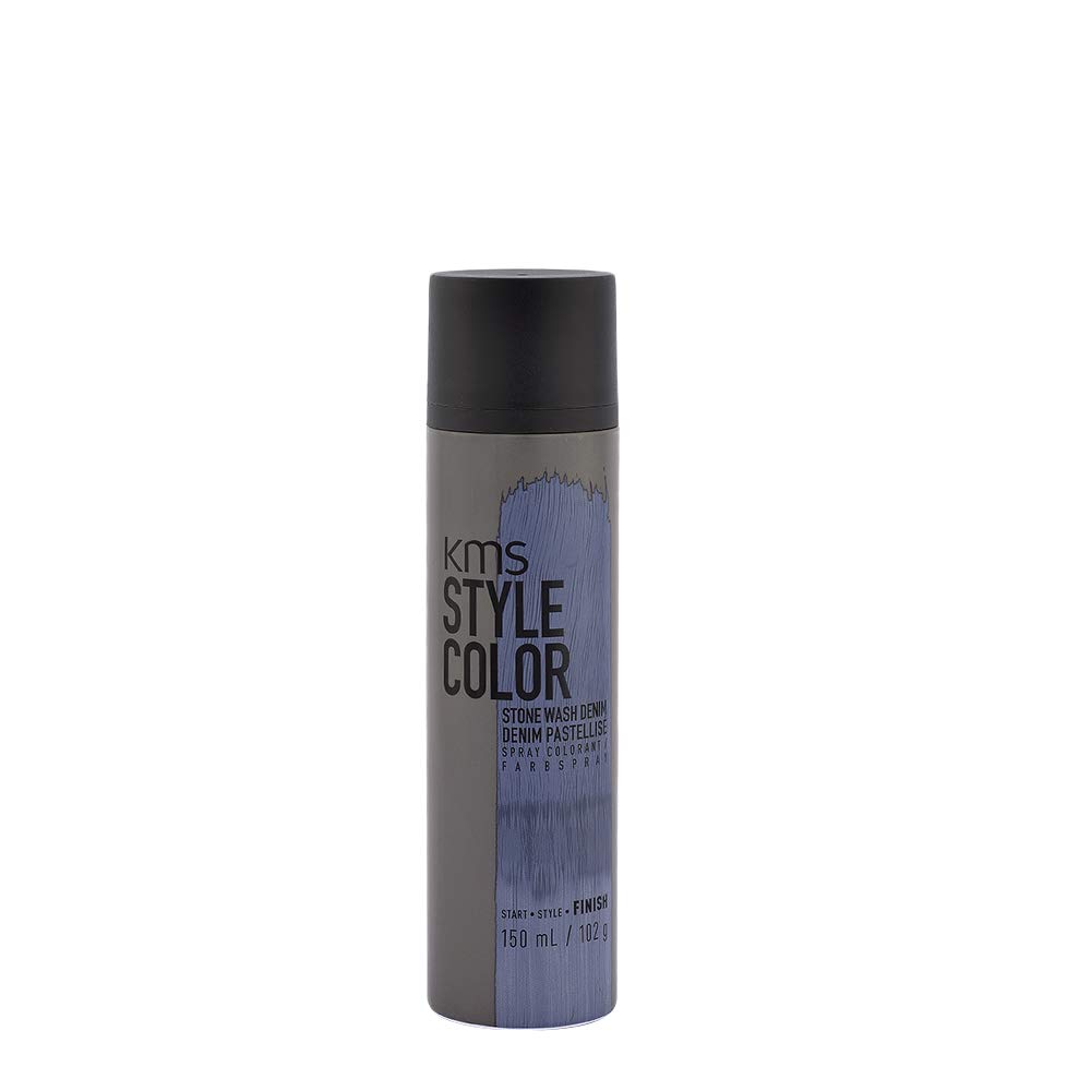 KMS Style Colour Stone Wash Denim, Temporary Hair Colour Spray, 150 ml