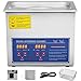 Mophorn 3L Ultrasonic Cleaner Ultrasonic Parts Cleaner Stainless Steel Professional Ultrasonic Jewelry Cleaner with Heater Timer(3L)