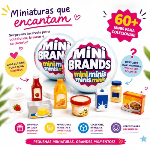 Surprise Mini Brands Mini Minis Bolinha Surpresa | Colecionável, Surpresa