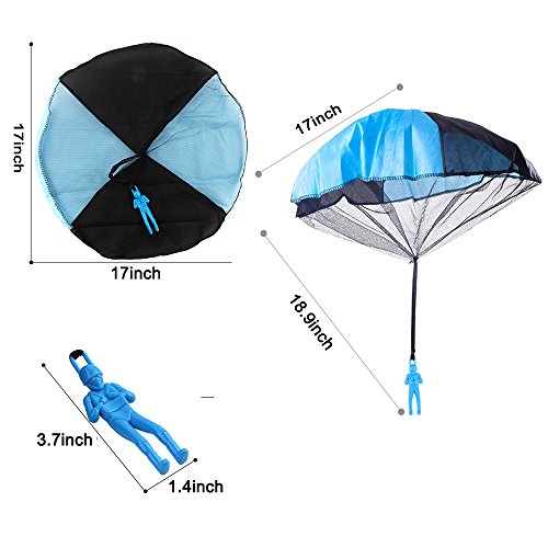 image for HLXY Parachute Toys 5PCS Throwing Parachute Men Toss It Up and Watch L