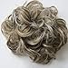 CAISHA Hairpiece Hair Wrap Heat-resistant Synthetic Fibres Curly Messy Updo Light Brown Gray Mix HW40