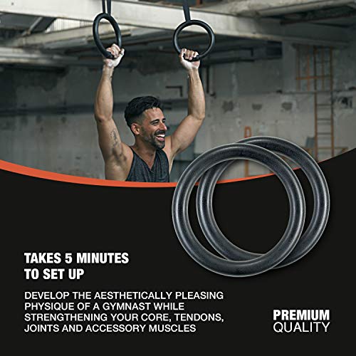 image for YOGU Gymnastic Rings for Strength and Muscular Bodyweight Cross-Traini