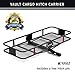 Vault Hitch Cargo Carrier - 60' x 24' Steel Constructed Hitch Storage Rack for Truck, SUV, Car, or RV - 500 Lbs Capacity - Compatible with 2' Receiver
