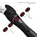Spaire Curling Iron Wand Ceramic Temperature Control with LCD Hair Curler Adiabatic Head PTC Fast Heating Hair Styler Diameter 25mm for Home, Traval, Salon ( Black & White )