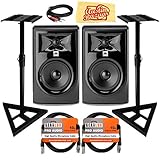 JBL 306PMKII 6" 2-Way Powered Studio Monitor Bundle