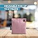 7-Pack Bamboo Charcoal Air Purifying Bags for Car, Home & Business. 75g Activated Charcoal Odor Absorber Bags, Unscented Natural Bamboo Charcoal Deodorizer Bags Multipack (Pink, Brown, Grey & Blue)