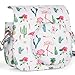 CAIUL Camera Carrying Case Compatible with Fujifilm Instax Mini 8 8+ 9 Camera, Flamingo & Cactus
