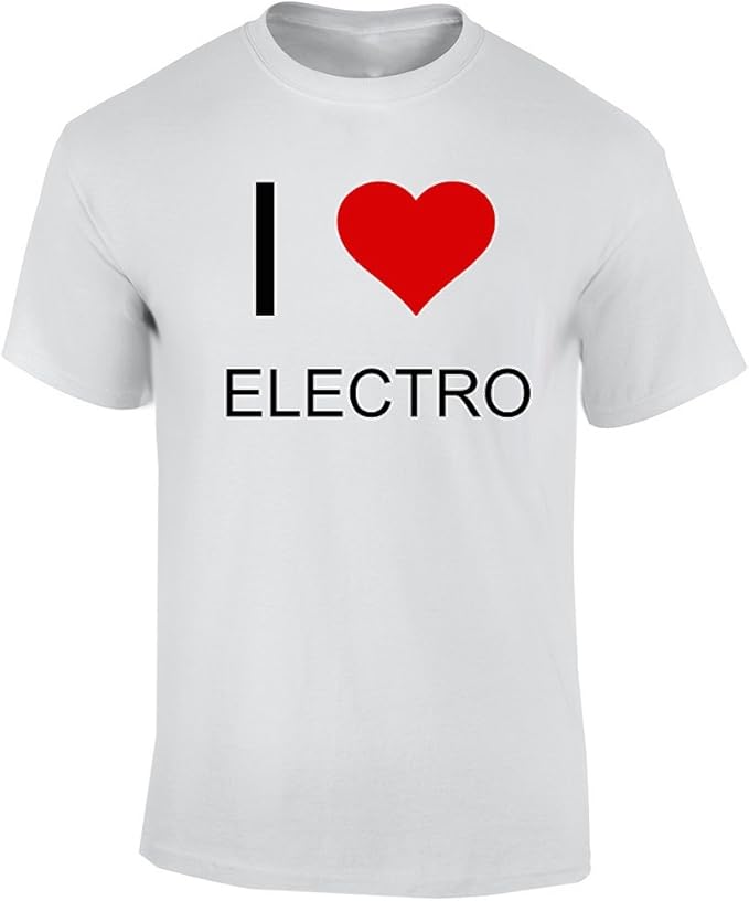 I Love ELECTRO Men's TShirt Amazon.de Bekleidung