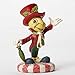 Disney Traditions by Jim Shore Christmas Jiminy Cricket on Peppermint Stone Resin Figurine, 4.75”