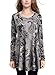 BaiShengGT Women's Flared Comfy Loose Fit Tunic Top Medium Brown