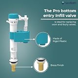 VeeBath Toilet Inlet Valve Bottom Entry 1/2 inch Infill Valve view 2